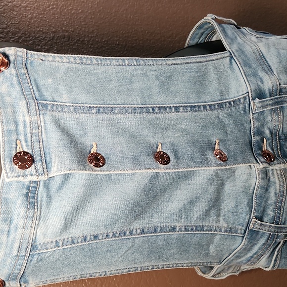 EUC Guess distressed bib overalls! - Picture 2 of 8